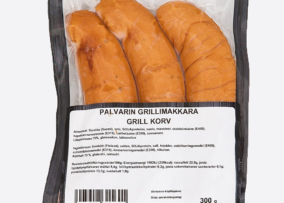 Palvarin grillimakkara 300g